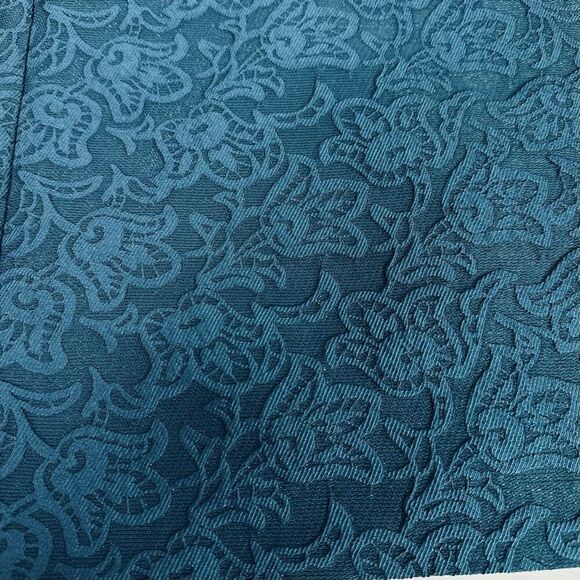 J. Crew Anemone Jacquard Sleeveless Dress size 10 Peacock Blue - Picture 8 of 9